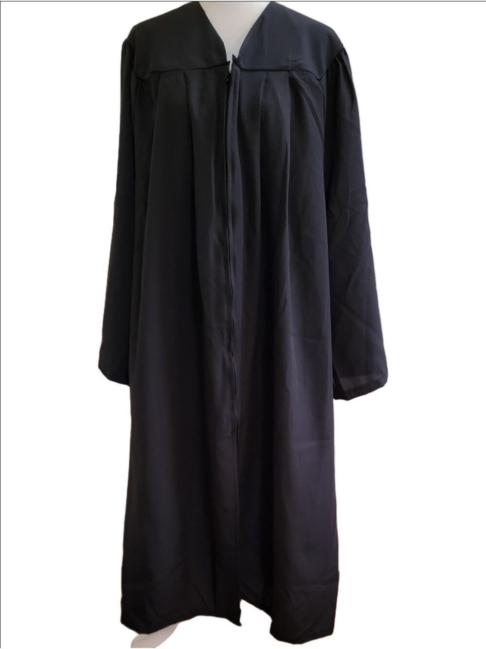 Oak Hall GreenWeaver Classic Black Graduation Academic Gown Sized For 6'-6'2"
